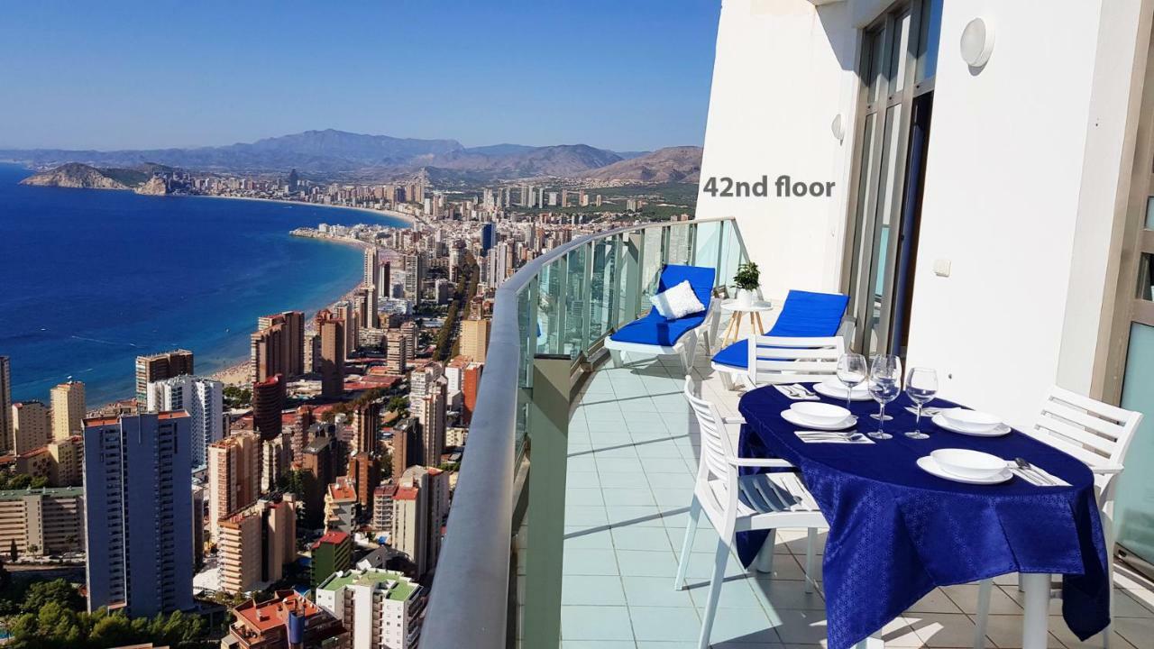 Deluxe Penthouse On The 42Nd Floor With Amazing Sea Views Apartment Benidorm Ngoại thất bức ảnh